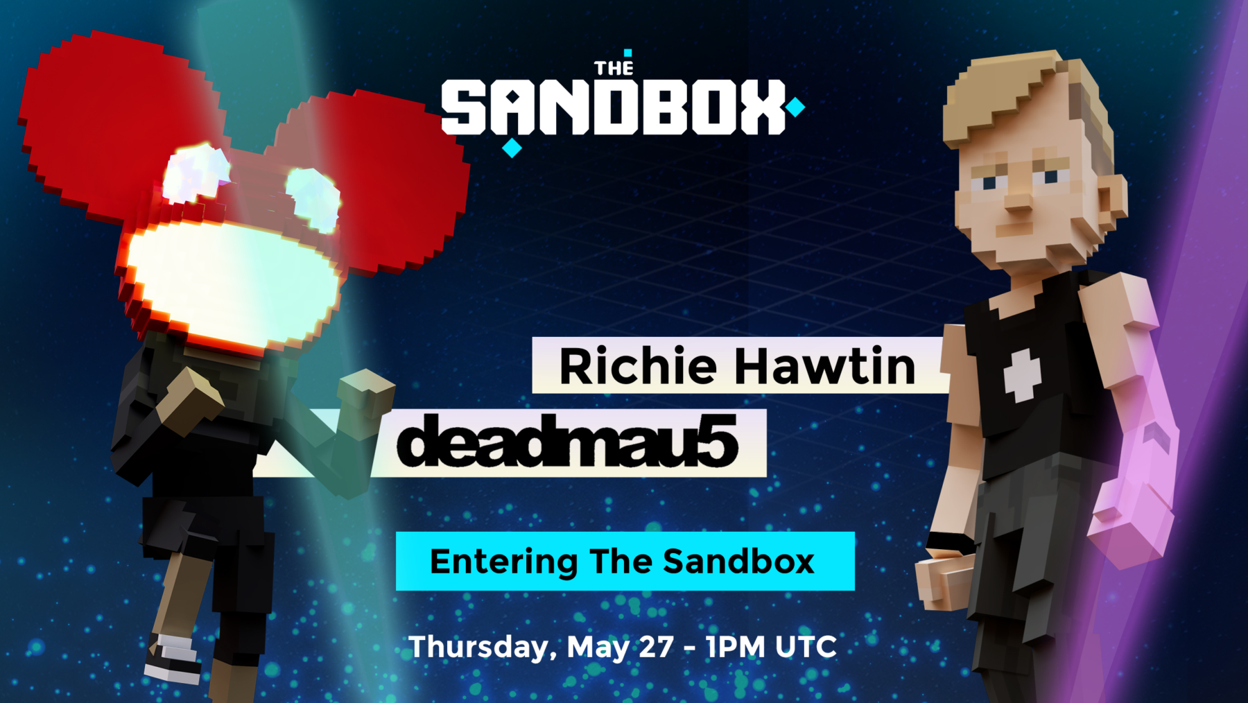 The Sandbox to feature Richie Hawtin + deadmau5 in new metaverse collaboration